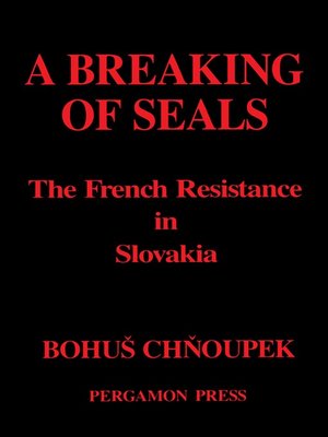 cover image of A Breaking of Seals